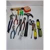 Image 2 : Certified Tool Box with Assorted Hand Tools (Pliers, Hammer. Screw Drivers)