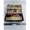 Image 1 : Accordion Tray Tackle Box with Contents