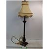 Image 1 : Vintage Table Lamp- 8.5" x 29.5"-  Powers On  -  PICK UP ONLY