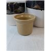 Image 2 : (3) Ceramic Flower Planters- One Has Crack  -  PICK UP
