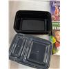 Image 5 : (14) Food Containers, (6) VCR Movies- Dumbo, Shrek 1 