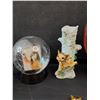 Image 6 : Variety Of Items- Snow Globe, Christmas Mug, Candle Holder, Window Decorations