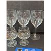 Image 3 : (5) Wine Glasses & (3) Small Wine Glasses & Bottle Opener