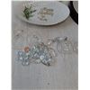 Image 2 : (2) Vases, Circular Mirror, (2) Trays, (3) Rose Bowls