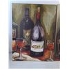 Image 2 : (3) Wine Bottle Abstract Art- Biggest 15" x 23.5"