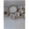 Image 2 : Fluted Shells Dish Set- Plates, Bowls Cups  -  PICK UP