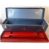 Image 3 : Beach Industries Limited, Metal Tool Chest, 32"Wx 9"Dx 10"H *Right Latch Missing*- PICK UP