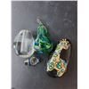 Image 2 : Various Paperweights, Shell, Storage Boxes, Misc.