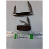 Image 1 : (2) Folding Knives w/Wood Grain Handles