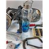 Image 2 : (2) Adjustable Trailer Side Mirrors, Sink Hoses, Wheel Chock, Hooks, Misc