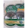 Image 3 : (5) Fusion Brand Saw Blades - 7.25" Diameter & (2) Fine Cut Blades - 10"