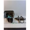 Image 1 : Rockwell Electrical Drill - Powers On, Cord Worn & Various Hoses, Filter Baskets & Small Tote (No Li