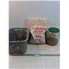 Image 1 : Expanded Clay Pebbles & Small Storage Tote - No Lid  -  PICK UP