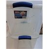 Image 2 : * (3) Clear Storage Totes - 26L - 11" x 12" x 16" - CANNOT SHIP