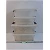 Image 1 : * (4) Clear Storage Totes 10" x 18" x 16" - - Medium & Small
