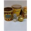 Image 2 : (11) Vintage Collector Tins: Tobacco, Cocoa, Tartar, Misc