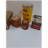 Image 4 : (11) Vintage Collector Tins: Tobacco, Cocoa, Tartar, Misc