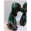Image 2 : Blue Mountain Pottery Style Twin Puppy Figurines - 14" Tall