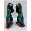Image 5 : Blue Mountain Pottery Style Twin Puppy Figurines - 14" Tall