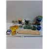 Image 1 : Lot: Bottle Cutter Kit, Mouse Traps, Plant Supports, Laminating Pouches, Pump, Misc