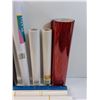 Image 2 : Lot: (2) Vinyl Rolls, (2) Pre Mask, Glitter Leftovers, Weeder, Misc