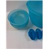 Image 2 : Tupperware Salad Set: Salad Bowl, Utensils, Dip Trays, Bowls
