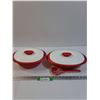 Image 1 : (2) Tupperware Rice Cookers & Spoon