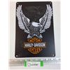 Image 1 : Harley Davidson Metal Sign - 12" x 8"