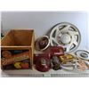 Image 1 : Various Auto Parts, (4) KW Coil Springs (NOS), Ford Hubcap, Fruit Crate