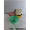 Image 1 : (2) Tupperware Bowls and Strainer