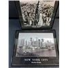 Image 3 : (2) Framed New York City Skyline Art Prints 10" x 8"