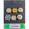 Image 1 : (6)  Vintage Watches - Pulsar, Cardinal, Timex, Missing Bands