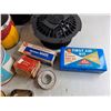 Image 4 : Vintage Tobacco Tins, Back Support Belt, Tyte Unyte Pipe Joint Cement, Vintage Medicine Packages