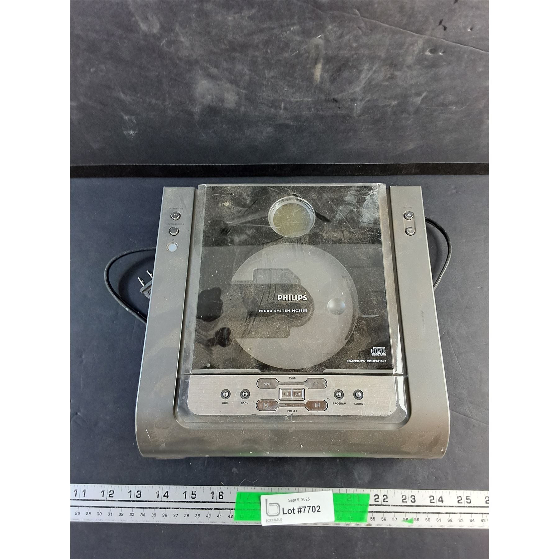 Philips CD-R Reader - Powers On, As Is - Bodnarus Auctioneering