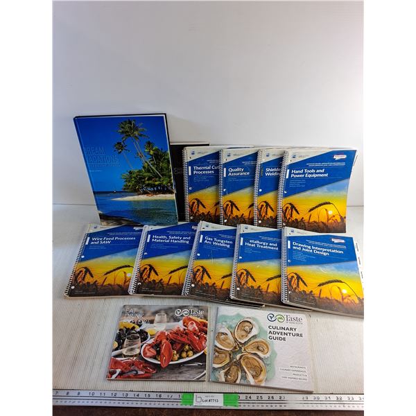 Various Books/Guides - Dream Vacation, Nova Scotia Culinary Guide, Hand Tools & Power Equipment