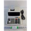Image 1 : Sharp 12 Digit 2 Color Printer/Calculator - Powers On, As Is