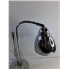 Image 2 : Chrome Desk Lamp - Powers On, As Is