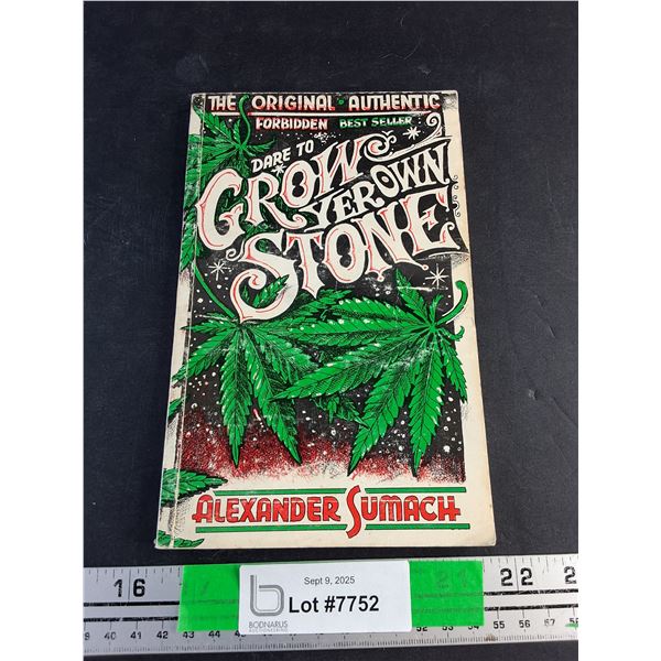 Dare to Grown Yerown Stone Book by Alexander Sumach
