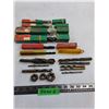 Image 1 : (14) Assorted Drill Bits, (3) Hex Dies