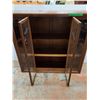 Image 2 : * Vintage Wooden (2-Glass Doors, 3-Shelves) Display Cabinet - 50x14x45" - Pickup Only