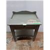 Image 1 : * Vintage Wooden Single Drawer Sideboard - 27x19x33" - Some Paint Chipped - Pickup Only