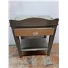 Image 4 : * Vintage Wooden Single Drawer Sideboard - 27x19x33" - Some Paint Chipped - Pickup Only
