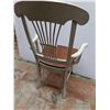 Image 3 : * Vintage Wooden Arm Chair - 40" High Back - Pickup Only