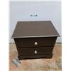 Image 1 : *Wood Side Table with Drawers 22" x 16" x 21", Cannot Ship