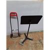 Image 2 : *Trolley Cart 34.5" Tall & Adjustable Hamilton Music Stand, Cannot ship