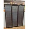 Image 1 : *3 Panel Wooden Room Divider with Blinds- As Is 53.5" x 1" x 70", Cannot ship