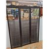 Image 2 : *3 Panel Wooden Room Divider with Blinds- As Is 53.5" x 1" x 70", Cannot ship