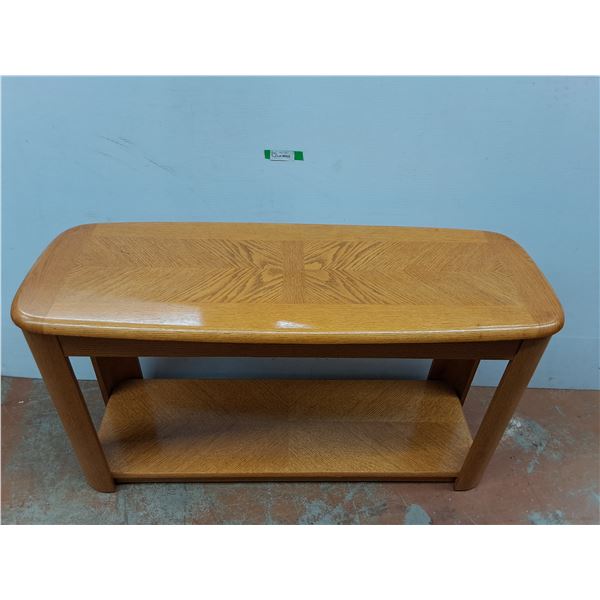 *Wood Coffee Table 27" x 16" x 26", Cannot Ship