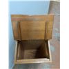 Image 3 : *Wooden Bin with Vented Back 16.75" x 12.5" x 31", Cannot Ship
