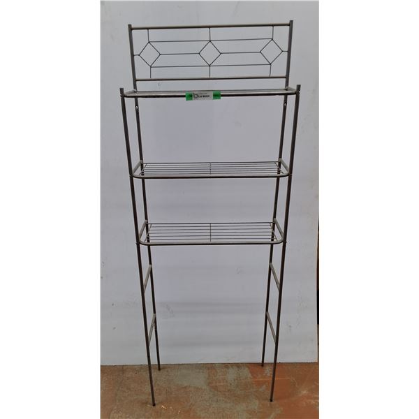 *Metal 3-Tier Over the Toilet Shelf, 23" x 9" x 65.5", Cannot Ship